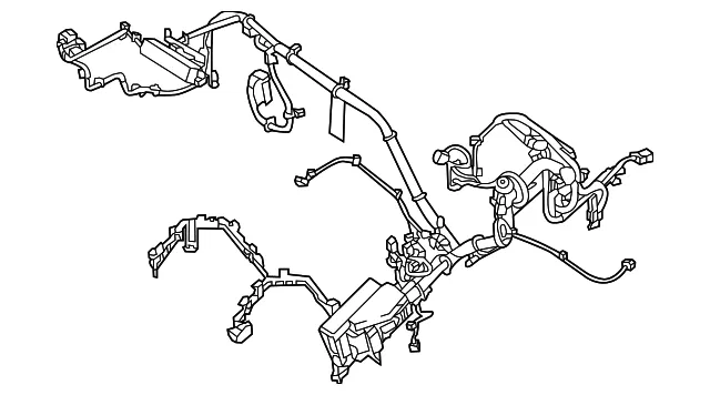 Engine Compartment Wiring Harness - Nissan (24012-4MT0B)