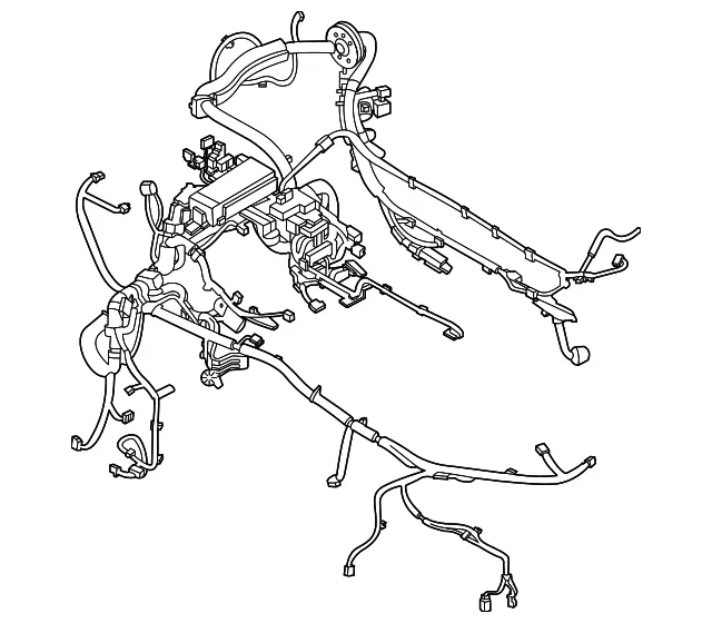 Hybrid Electric Motor Wiring Harness - Nissan (24012-5MP0C)