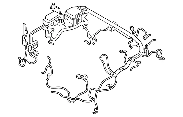 Engine Compartment Wiring Harness - Nissan (24012-9BU6A)