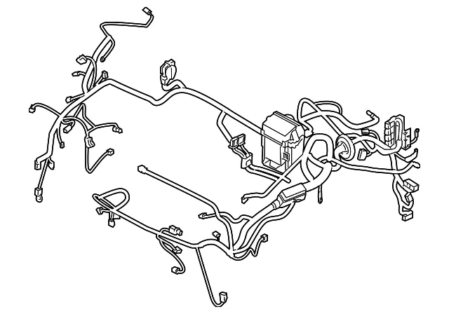 Engine Compartment Wiring Harness - Nissan (24012-9ES8D)