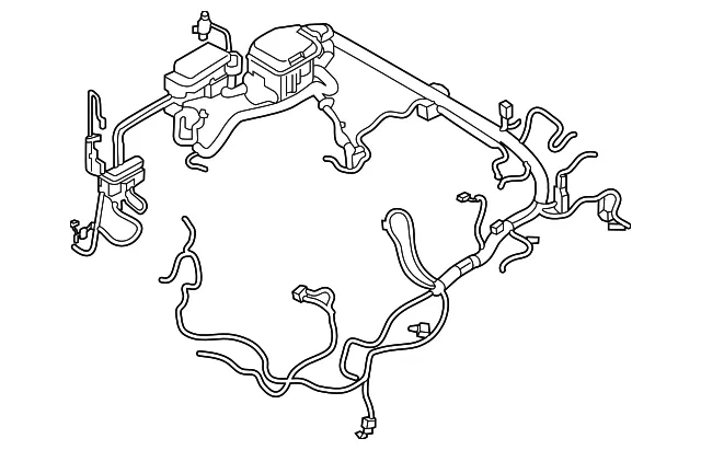 Engine Compartment Wiring Harness - Nissan (24012-EZA4B)