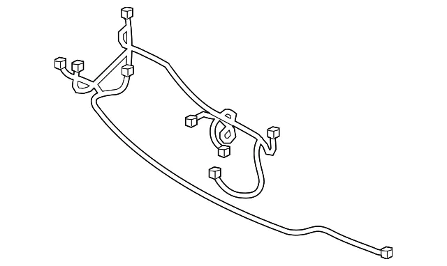 Parking Aid System Wiring Harness - Nissan (24033-5ZW0A)