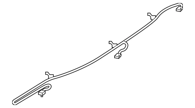 Rear Bumper Sub-Harness - Nissan (24093-7LG0B)