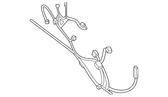 Door Wiring Harness - Nissan (24127-7BA0B)