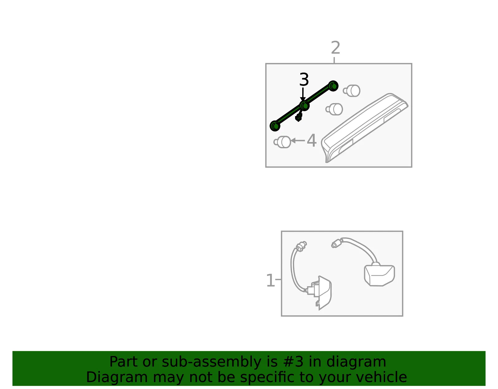 Stop Lamp Socket - Nissan (24169-EA800) - view 2
