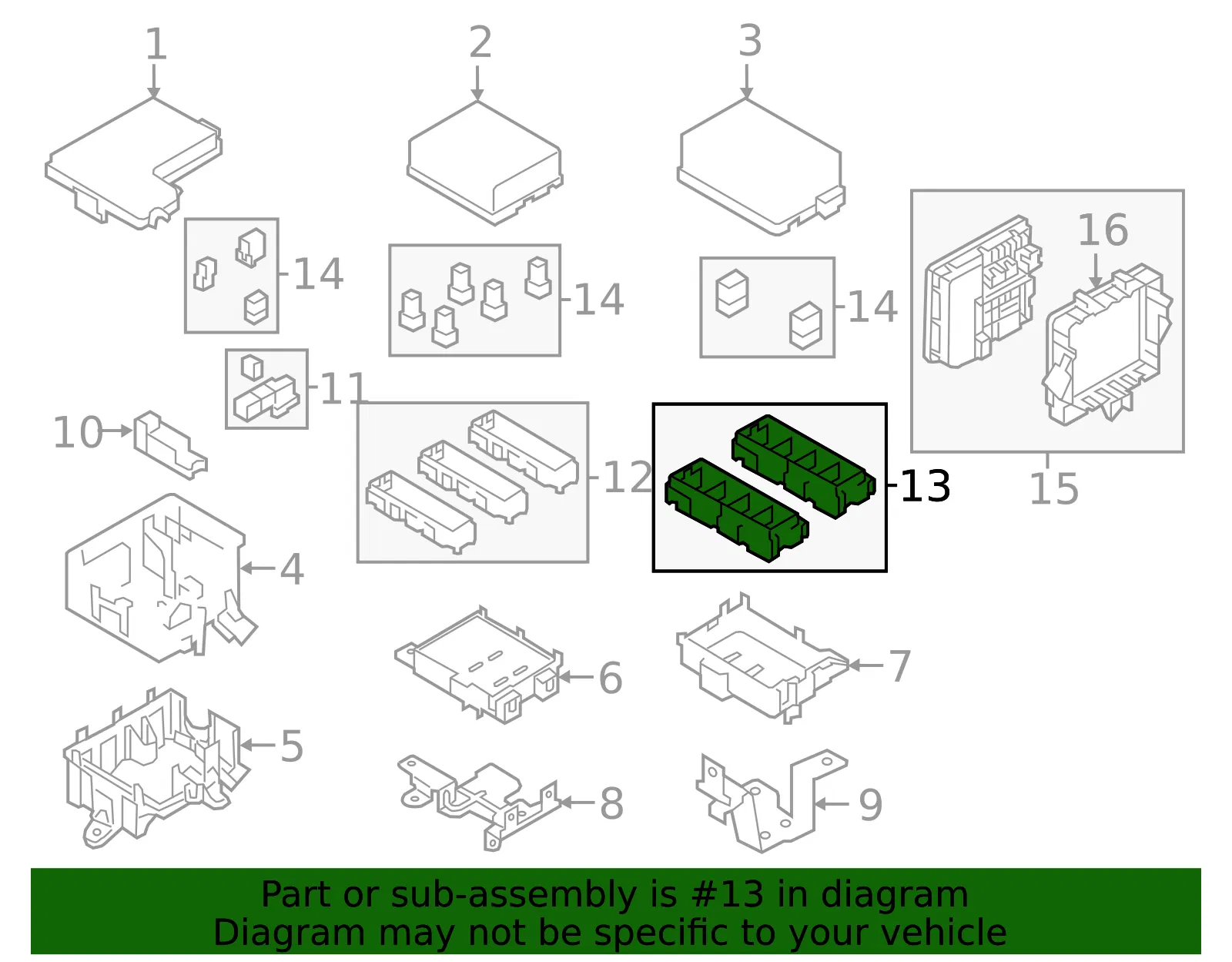 Fuse Holder - Nissan (24388-6GX0A) - view 2