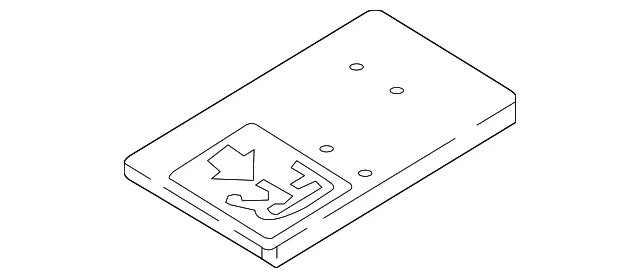 Battery Tray - Nissan (24428-EL00A) - view 2