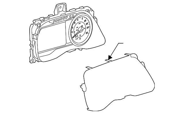 Instrument Cluster - Nissan (24810-5SA1D)