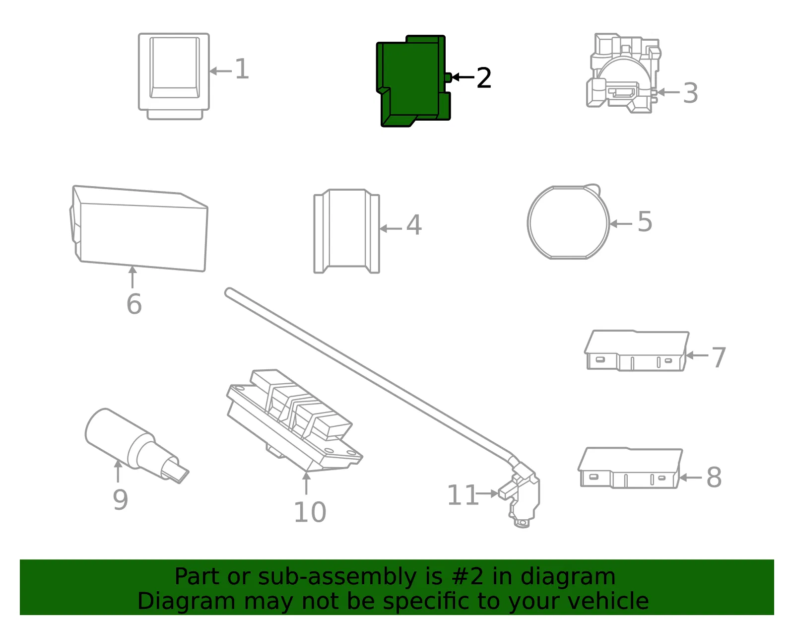 Switch - Nissan (25153-7BL0A) - view 2