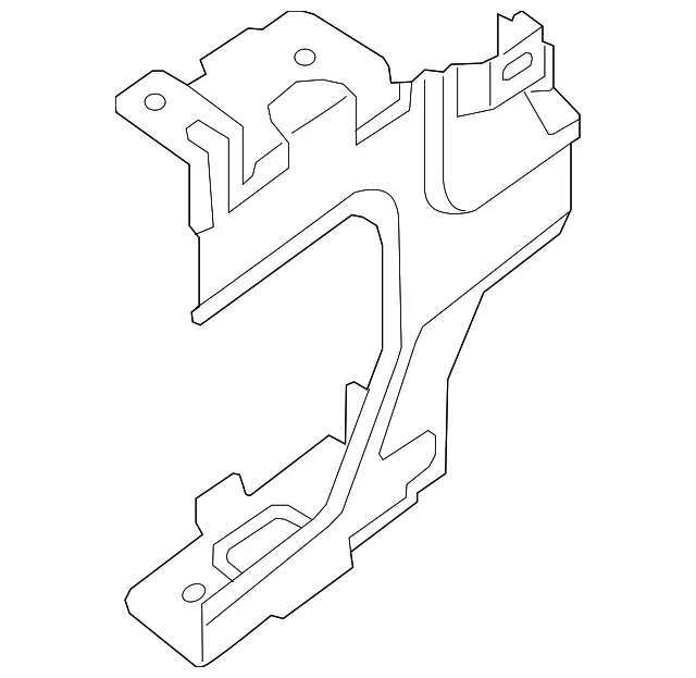 GPS Navigation Control Module Bracket - Nissan (25233-4AF0A)