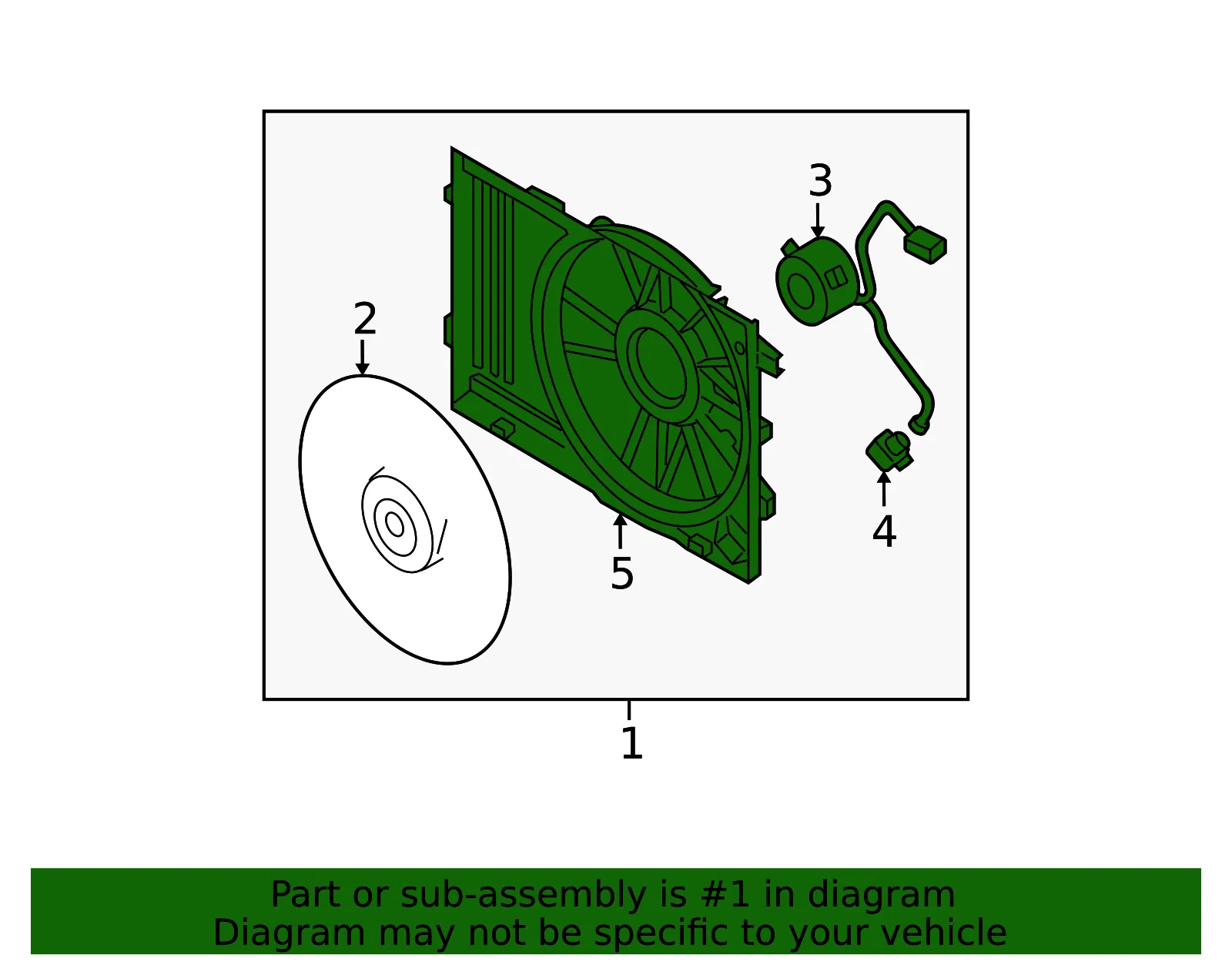 Fan Module - Kia (25380-1F252) - view 2