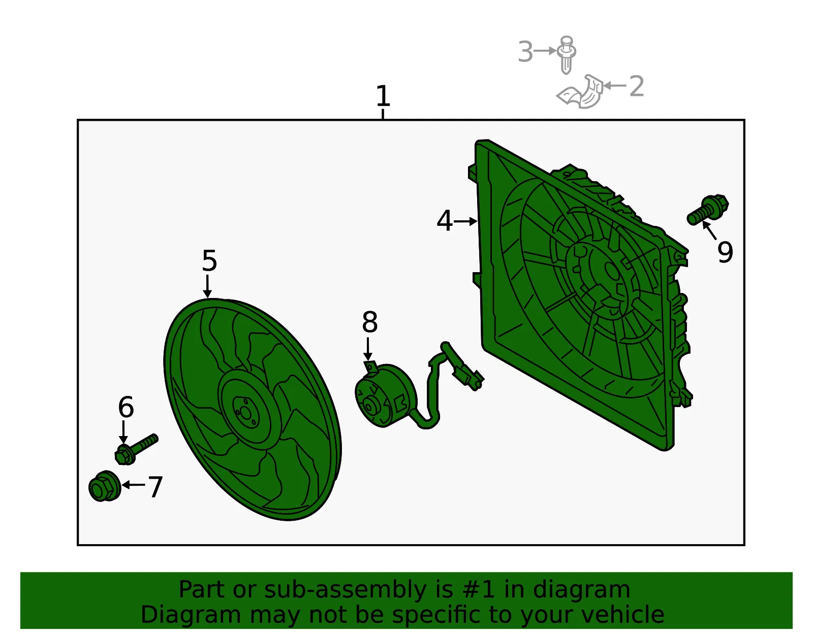 Fan Module - Kia (25380-C6000) - view 2