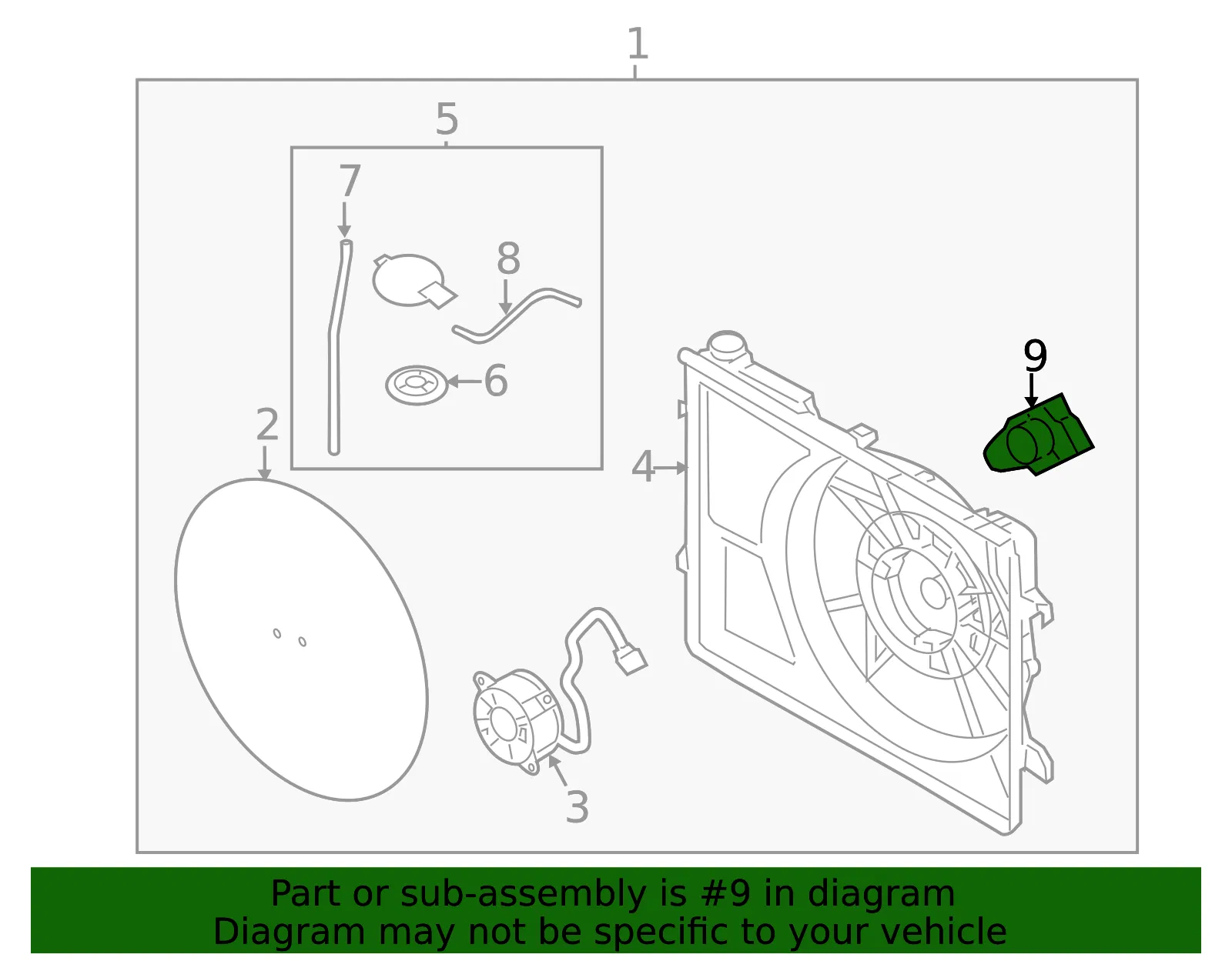 Fan Module - Kia (25385-F9000) - view 2