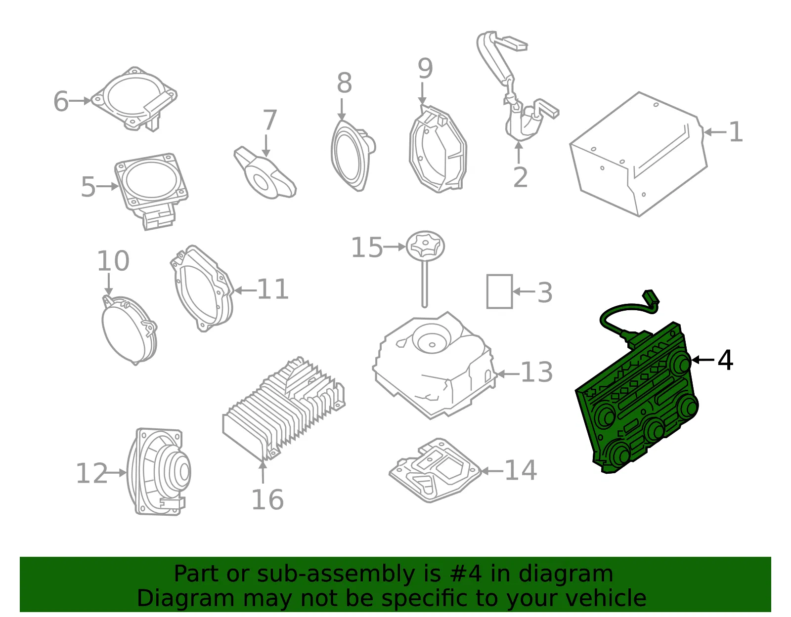 Radio Module Interface - Nissan (25391-9PJ2B) - view 3