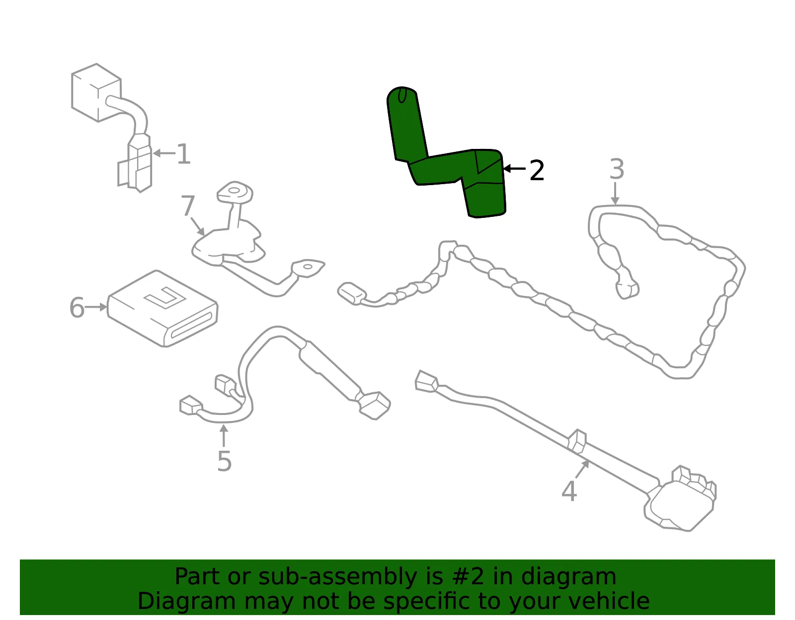 Switch - Nissan (253B0-9FV0B) - view 2