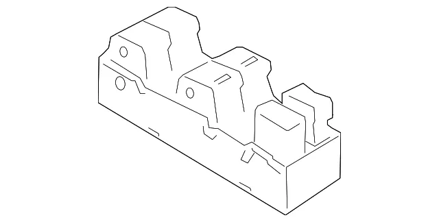 Window Switch - Driver's Side (LH) - Nissan (25401-1KA0C)