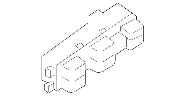 Window Switch - Driver's Side (LH) - Nissan (25401-EZ00B)