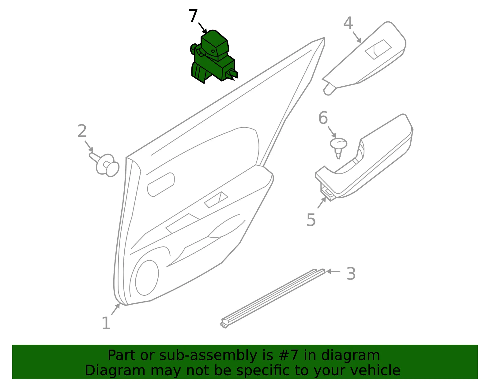 Window Switch - Nissan (25411-JA00A) - view 5