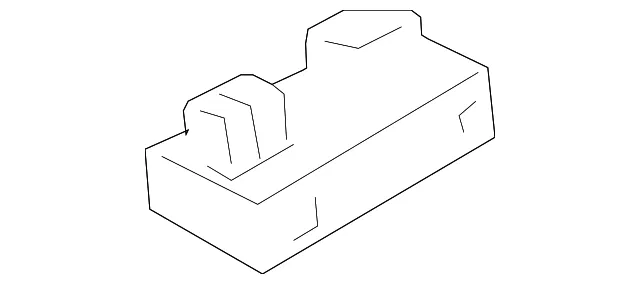 Window Switch - Passenger Side (RH) - Nissan (25411-JF00A)