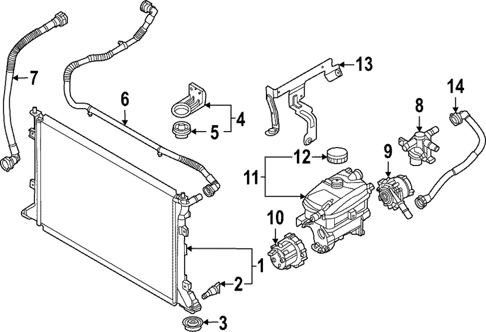 Connector Hose - Kia (25473-XG500)