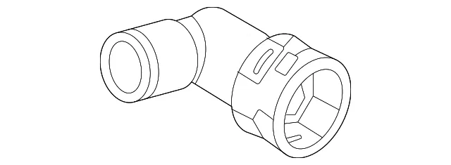 Outlet Hose Connector - Kia (25491-08HA0)