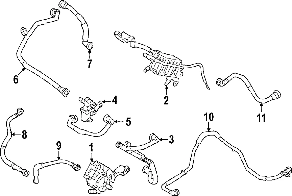 Connector Hose - Kia (254C5-XG400)