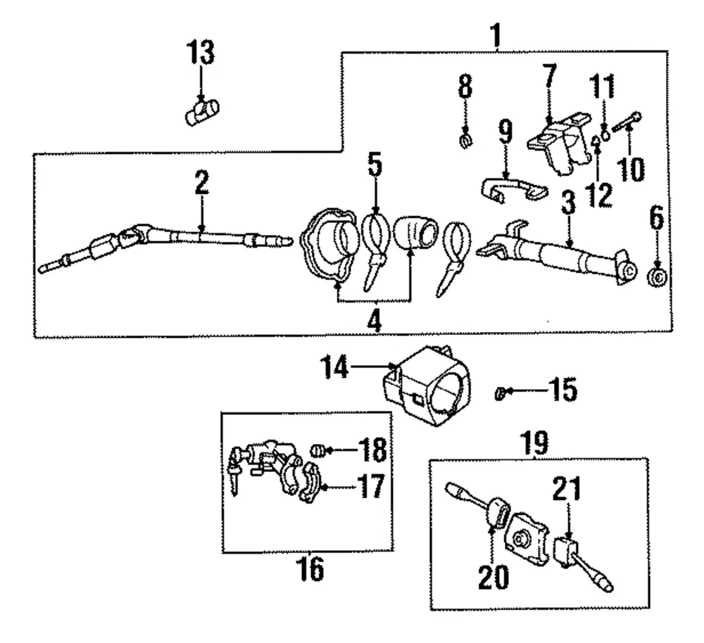 Combination Switch - Nissan (25540-70F62)