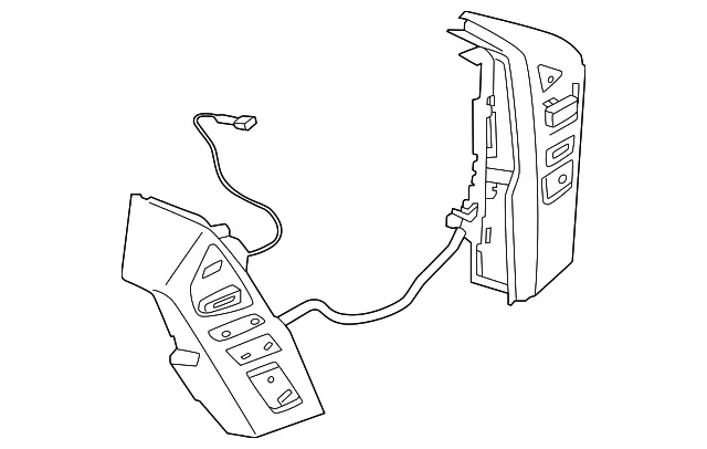 Switch Assembly - Nissan (25550-9BU1A)