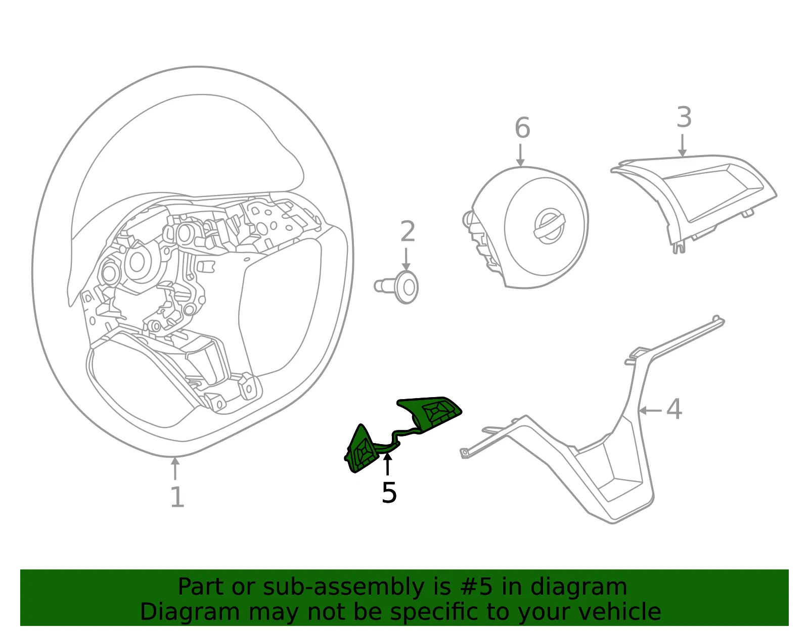 Combination Switch - Nissan (25560-5EA0A) - view 2