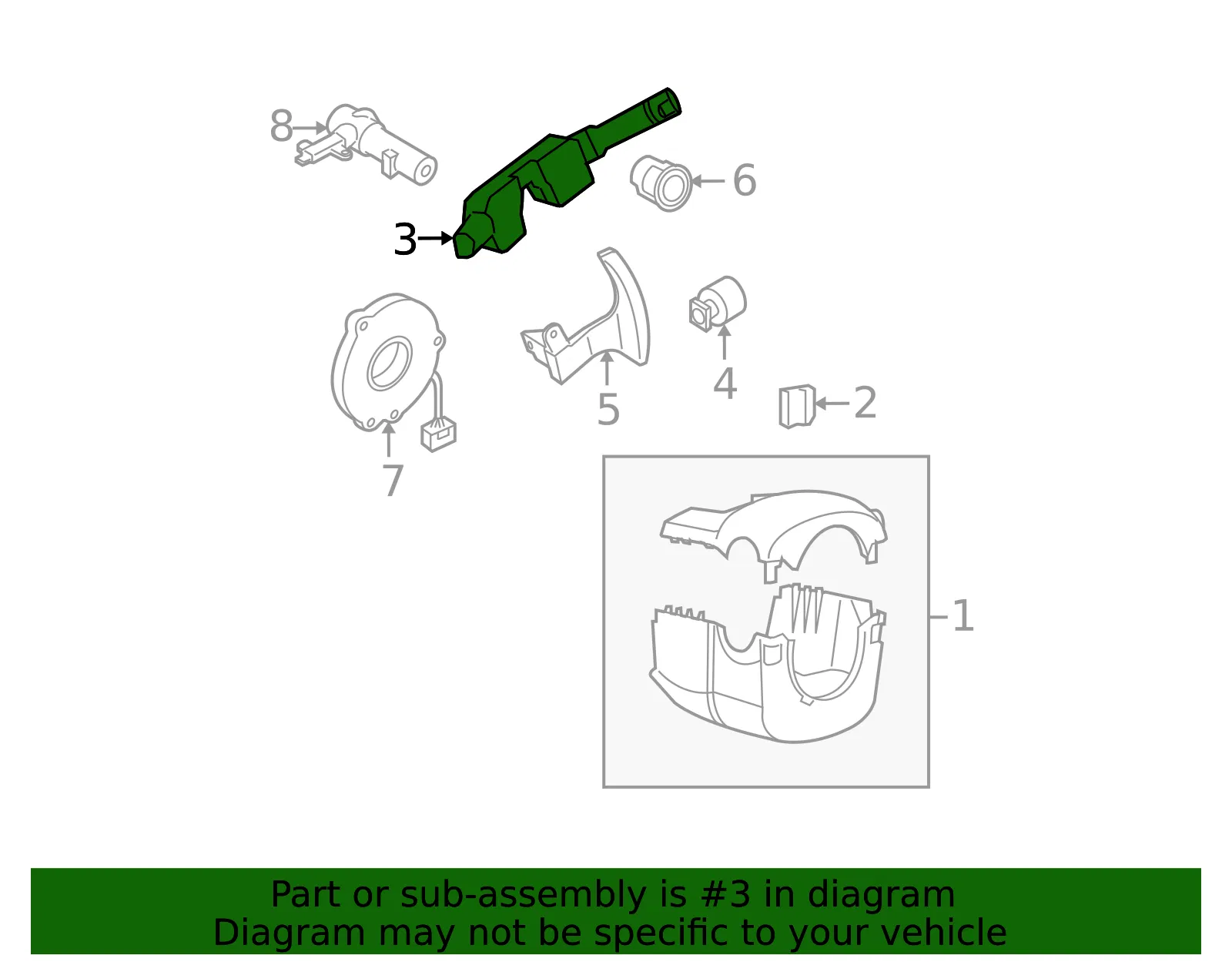Multi-Function Switch - Nissan (25560-9N00A) - view 2