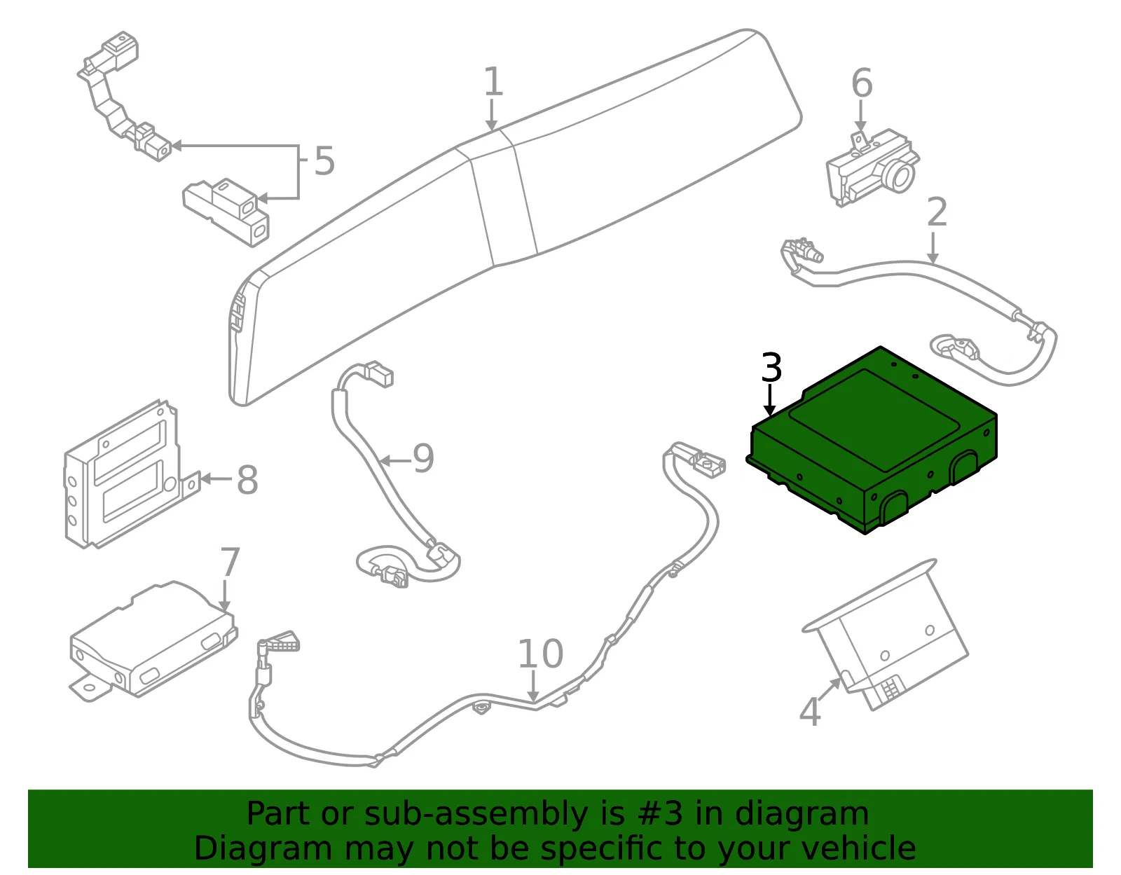 Module - Nissan (25915-5MR0C) - view 2