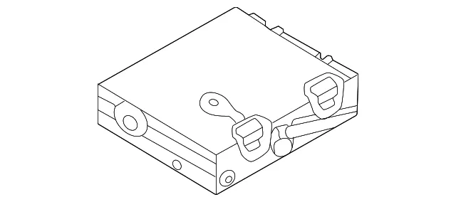 GPS Navigation Control Module - Nissan (25915-7KP1D)