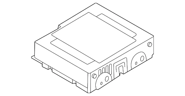 GPS Navigation Control Module - Nissan (25915-7KP3C)