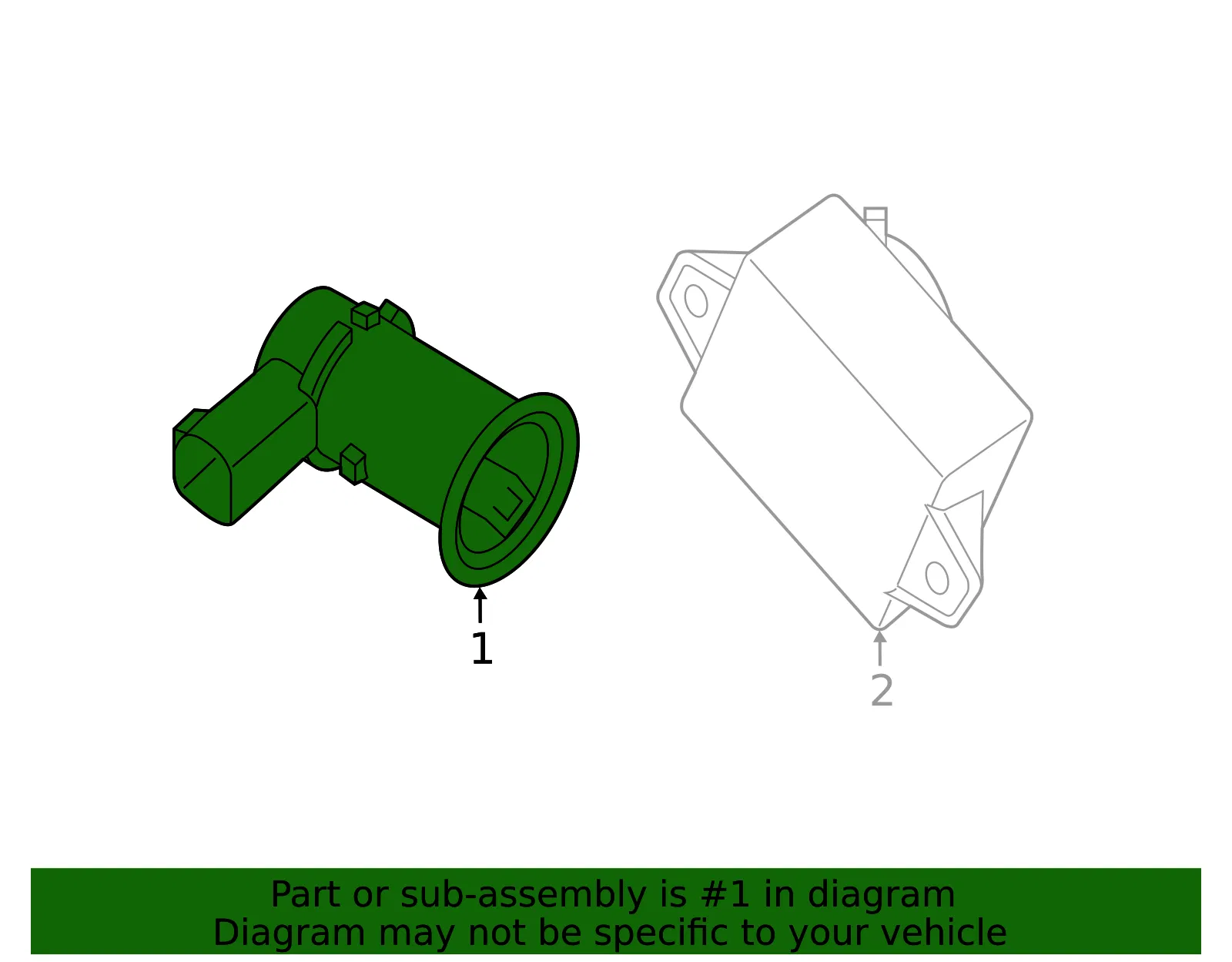 Sensor - Nissan (25994-9BF1D) - view 3