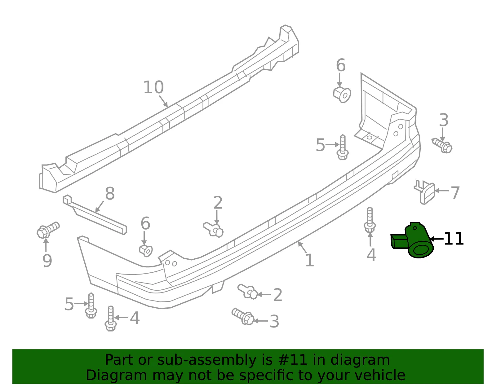 Sensor - Nissan (25994-9SA0B) - view 3