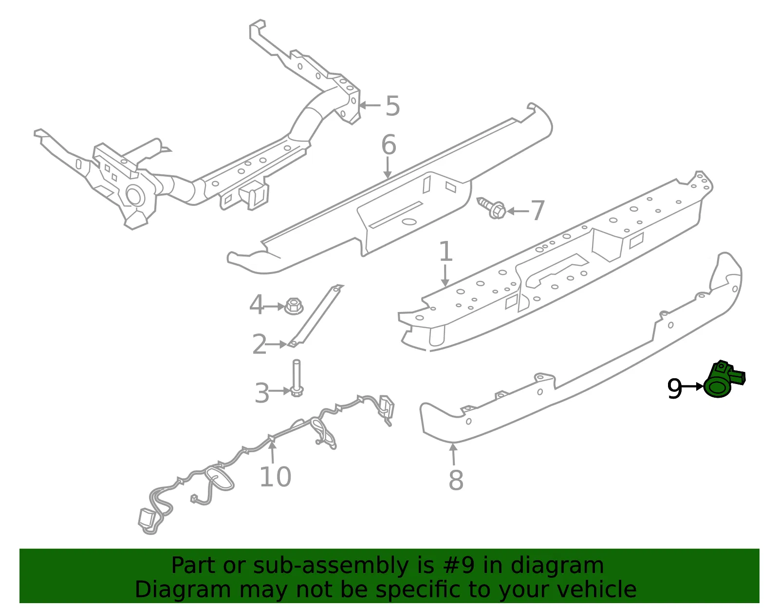 Sensor - Nissan (25994-EZ01C) - view 2