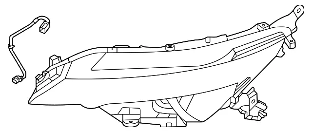 Headlamp Assembly - Nissan (26010-5MR0A)