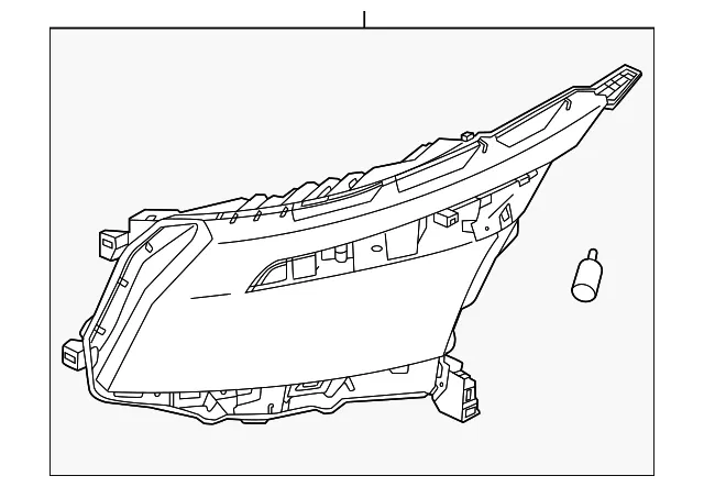 Headlight Assembly - Nissan (26010-6TA7B)