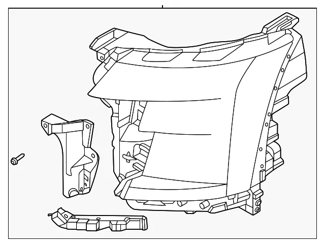 Headlight Assembly - Nissan (26010-7KP1B)