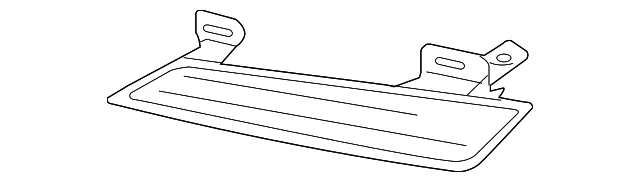 Headlamp Extension Panel - Passenger Side (RH) - Nissan (26013-1AA0C)