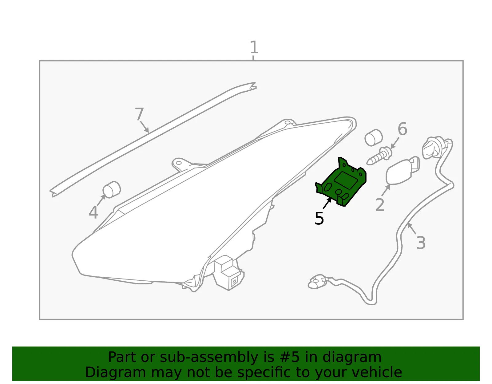Headlight Bracket - Nissan (26016-62B0A) - view 2