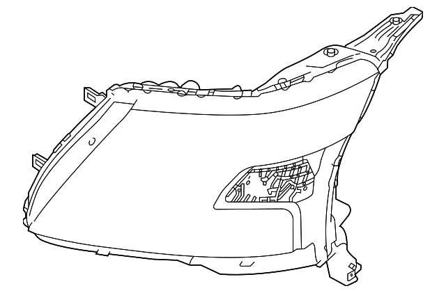 Headlight Assembly - Nissan (26025-6JL1C)