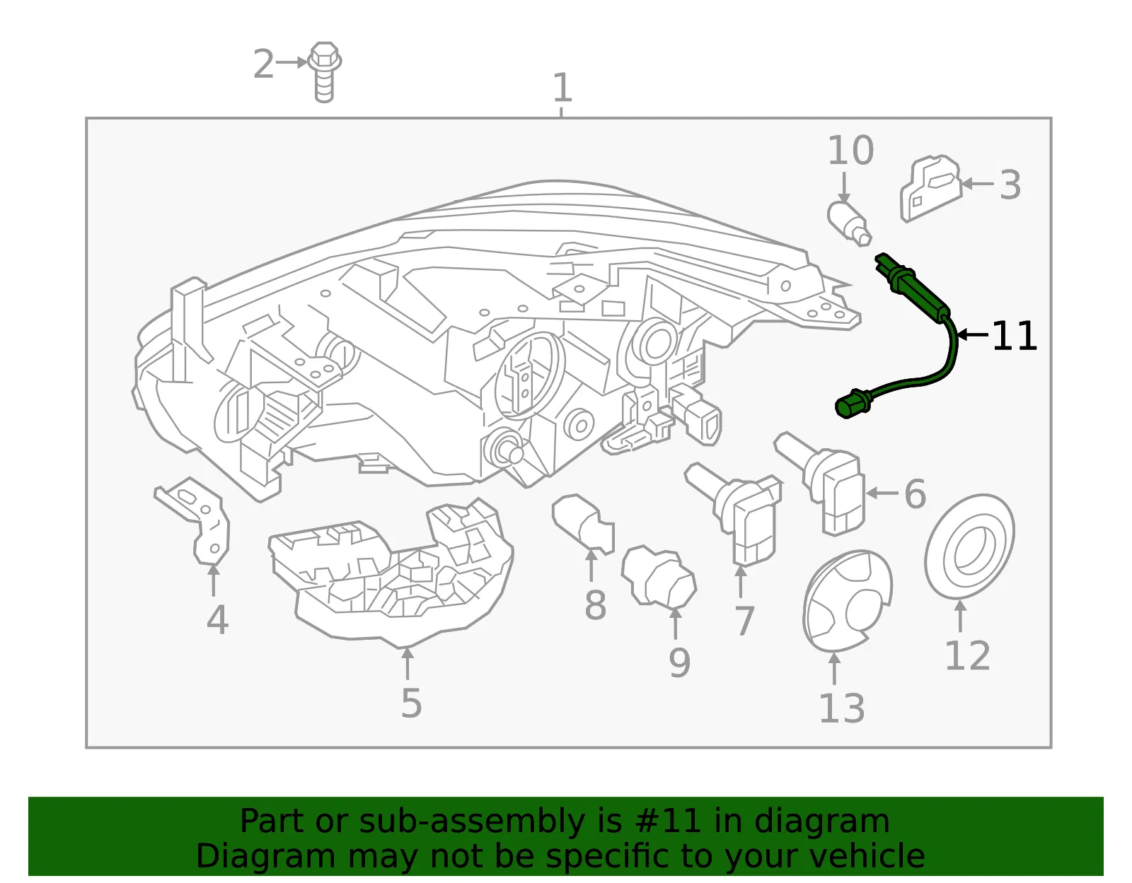 Socket & Wire - Nissan (26038-5AA0A) - view 3