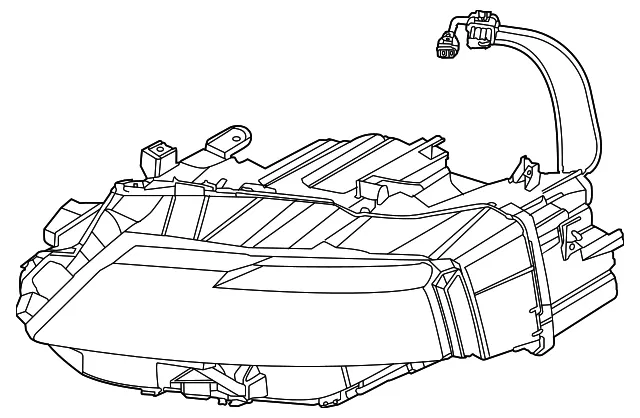 Headlight Assembly - Nissan (26060-6RR6A)