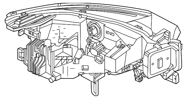 Headlight Assembly - Nissan (26060-7LF5A)