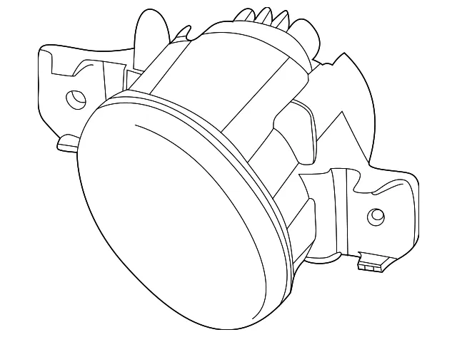 Fog Lamp Assembly - Nissan (26150-6CA0B)