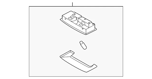 Dome Lamp Assembly - Nissan (26410-6RA0A)