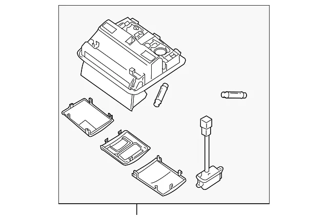 Map Lamp Assembly - Nissan (26430-9BP1D)