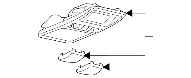 Map Lamp Assembly - Nissan (26430-9FT5D)