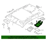 Reading Light Bracket - Nissan (26439-6CA2A) - view 4